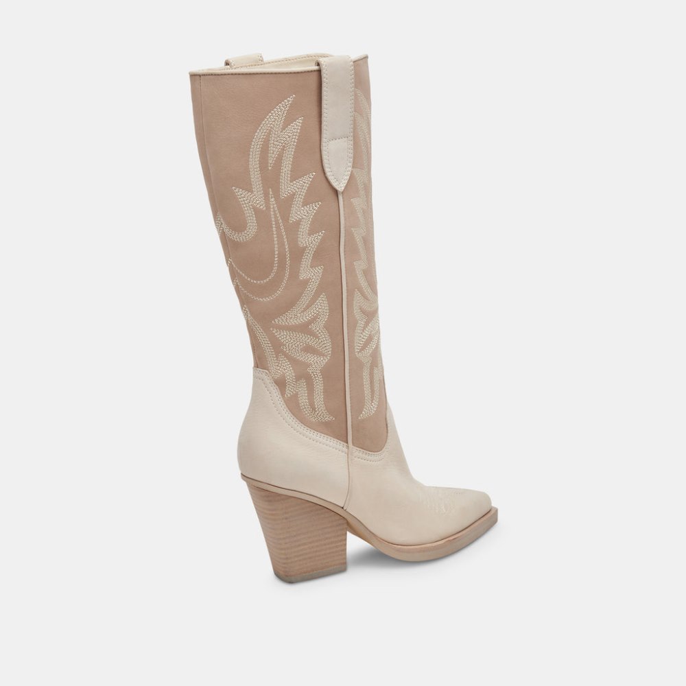Dolce Vita Blanch Boots Taupe Multi Nubuck