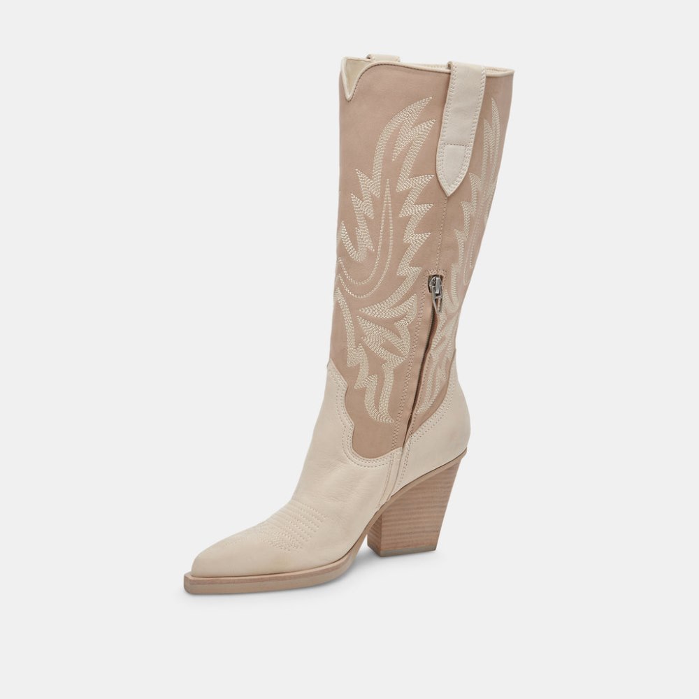 Dolce Vita Blanch Boots Taupe Multi Nubuck