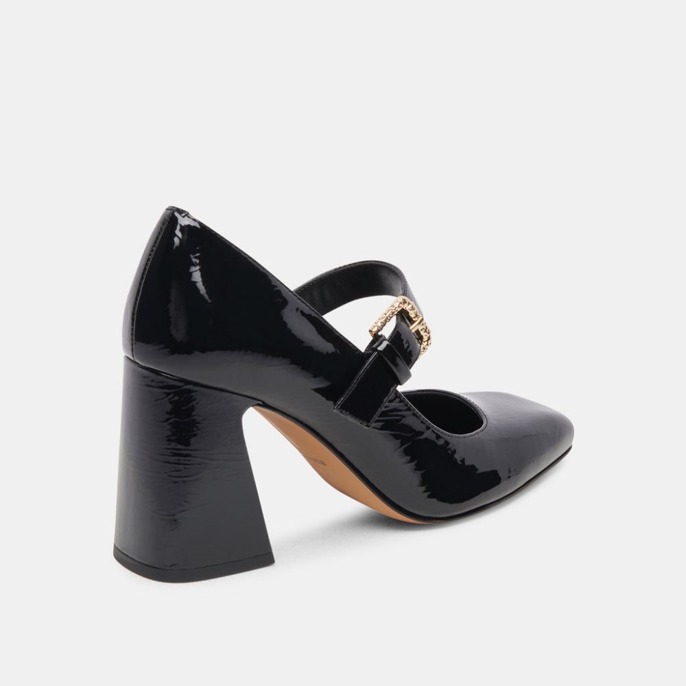 Dolce Vita Lakota Heels Midnight Crinkle Patent