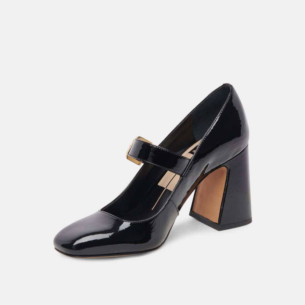 Dolce Vita Lakota Heels Midnight Crinkle Patent