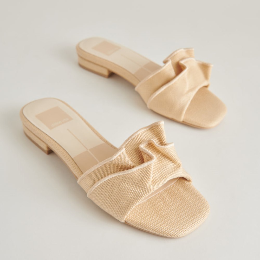 Dolce Vita Alumni Sandals Natural Raffia
