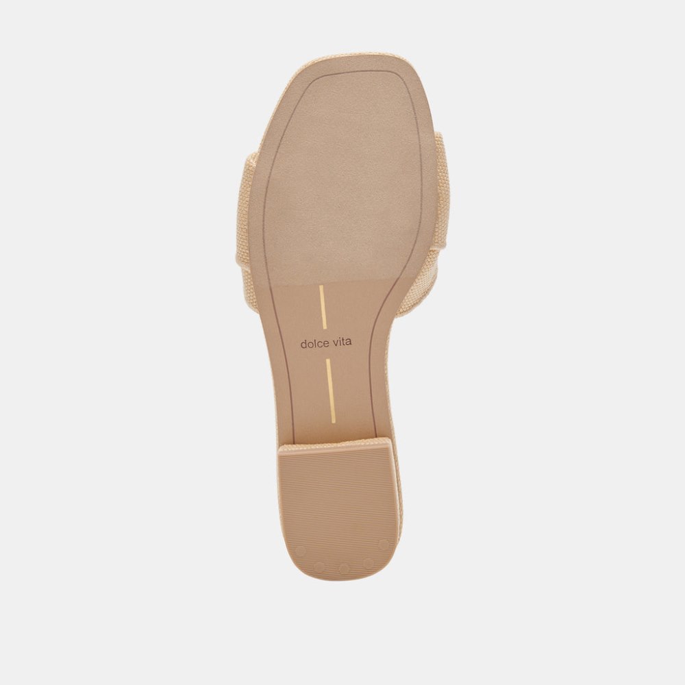 Dolce Vita Alumni Sandals Natural Raffia
