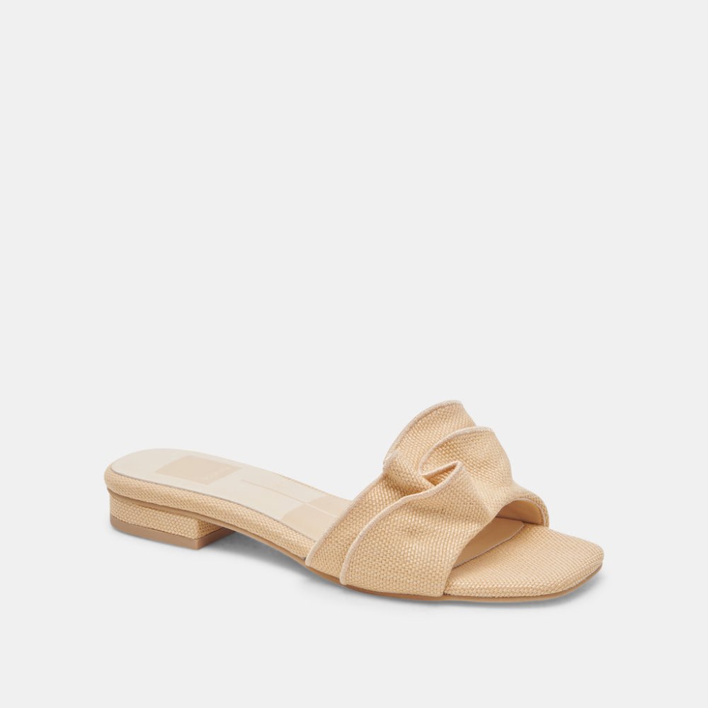 Dolce Vita Alumni Sandals Natural Raffia