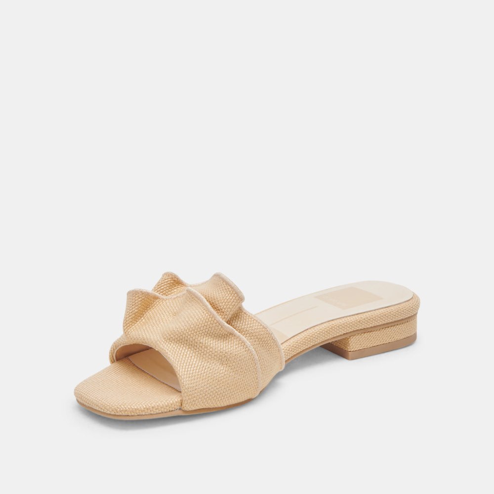 Dolce Vita Alumni Sandals Natural Raffia