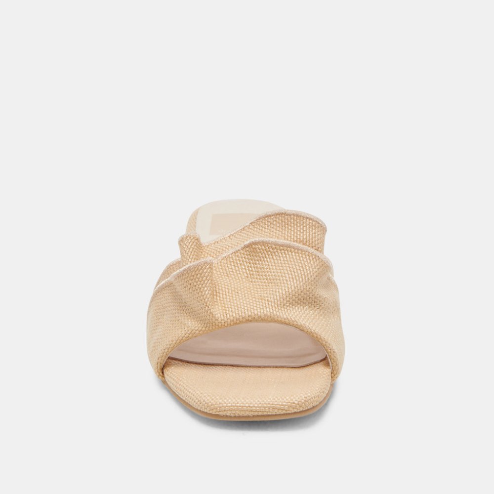 Dolce Vita Alumni Sandals Natural Raffia