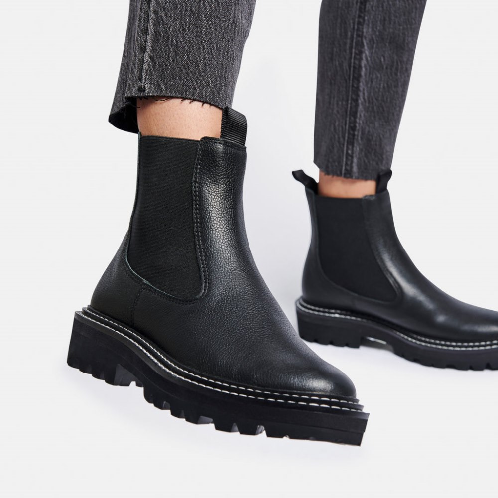 Dolce Vita Moana H2o Boots Black Leather