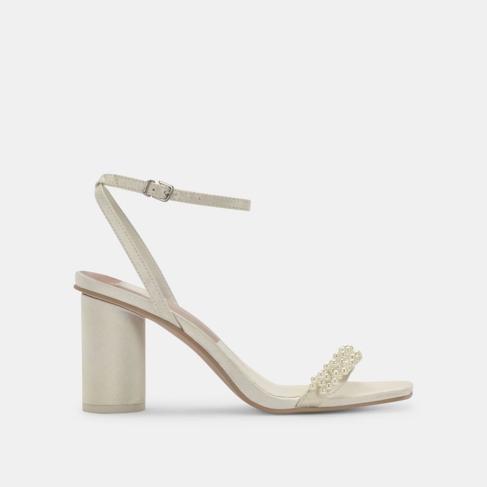 Dolce Vita Nory Heels Vanilla Pearls