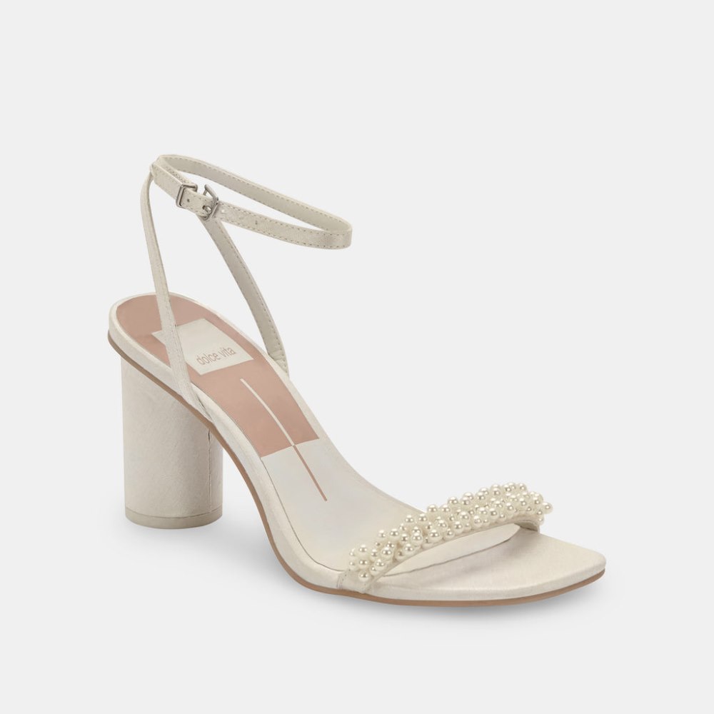 Dolce Vita Nory Heels Vanilla Pearls