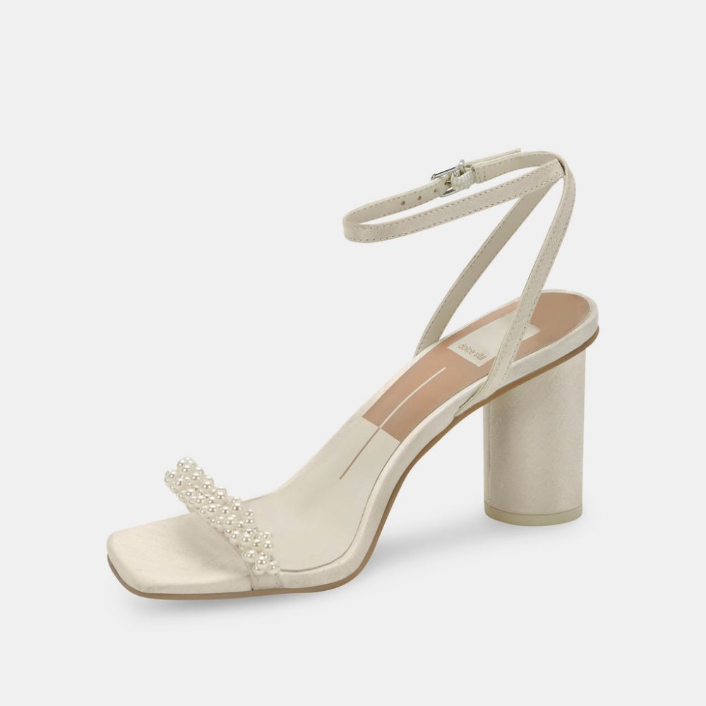 Dolce Vita Nory Heels Vanilla Pearls