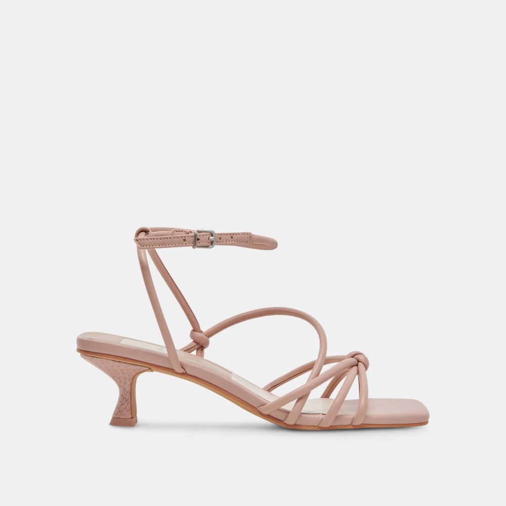 Dolce Vita Bev Heels Rose Leather