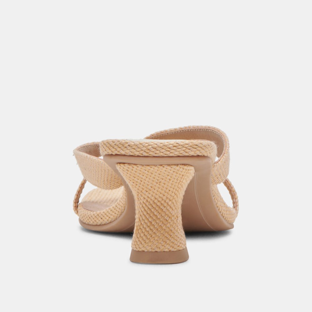 Dolce Vita Brevel Heels Natural Raffia