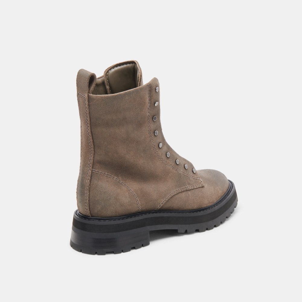 Dolce Vita Ranier Boots Olive Suede
