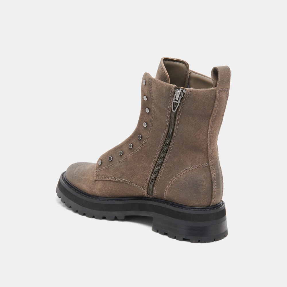 Dolce Vita Ranier Boots Olive Suede