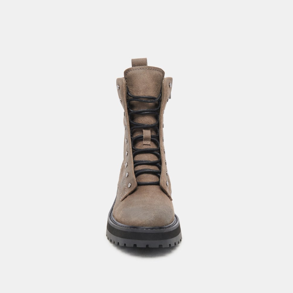 Dolce Vita Ranier Boots Olive Suede