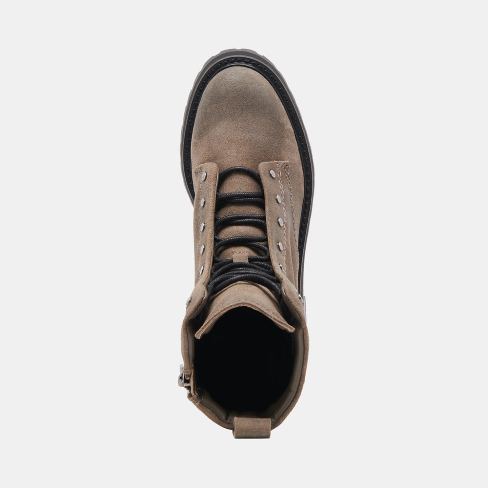 Dolce Vita Ranier Boots Olive Suede