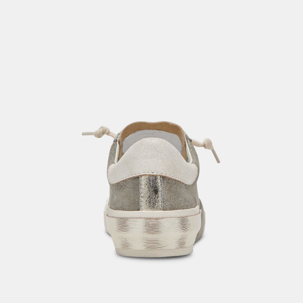 Dolce Vita Zina Sneakers Granite Metallic Suede