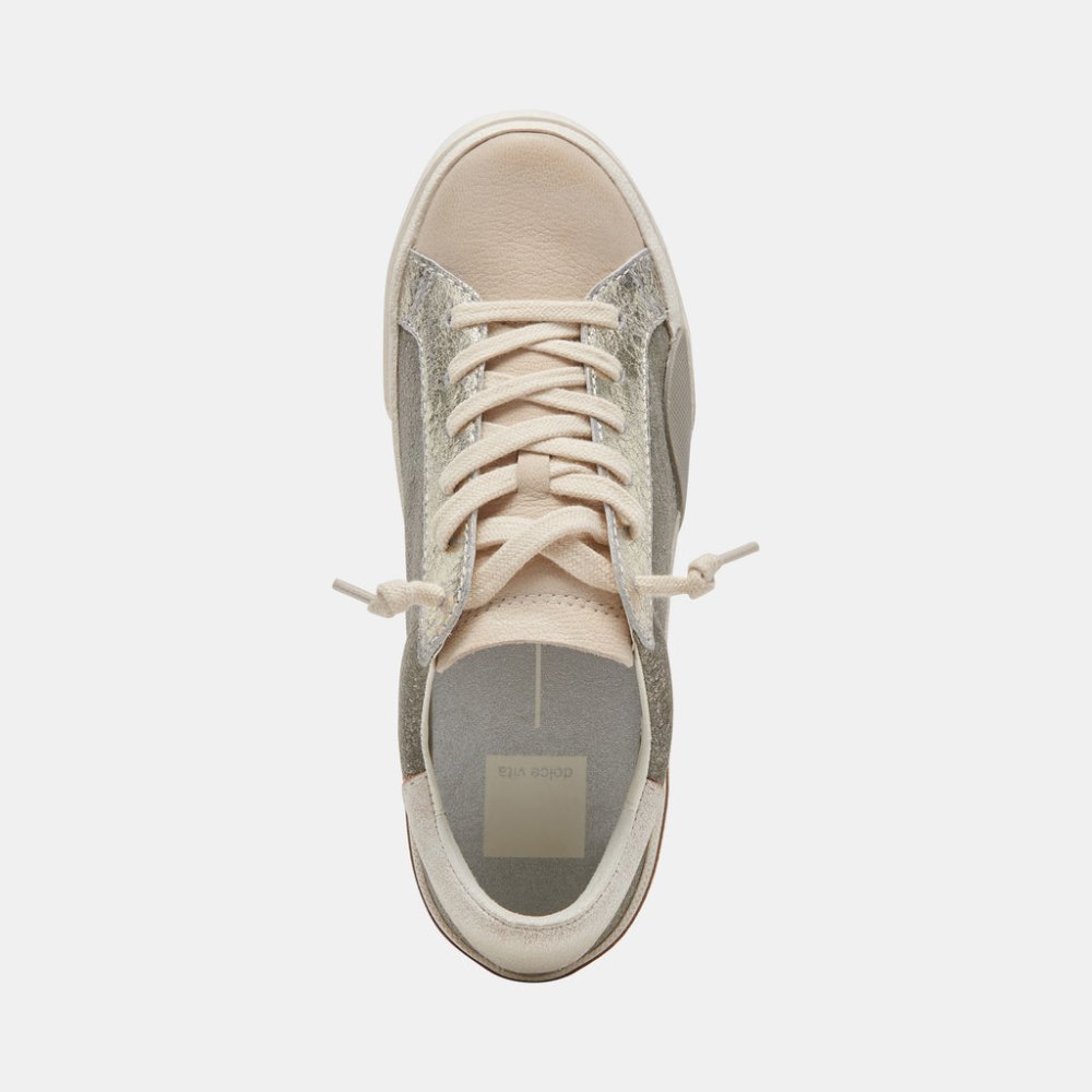 Dolce Vita Zina Sneakers Granite Metallic Suede