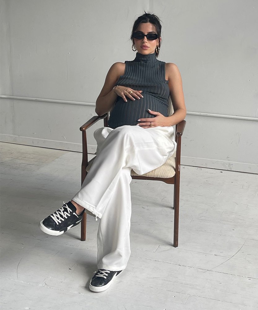 Dolce Vita Zina Sneakers Gunmetal Leather