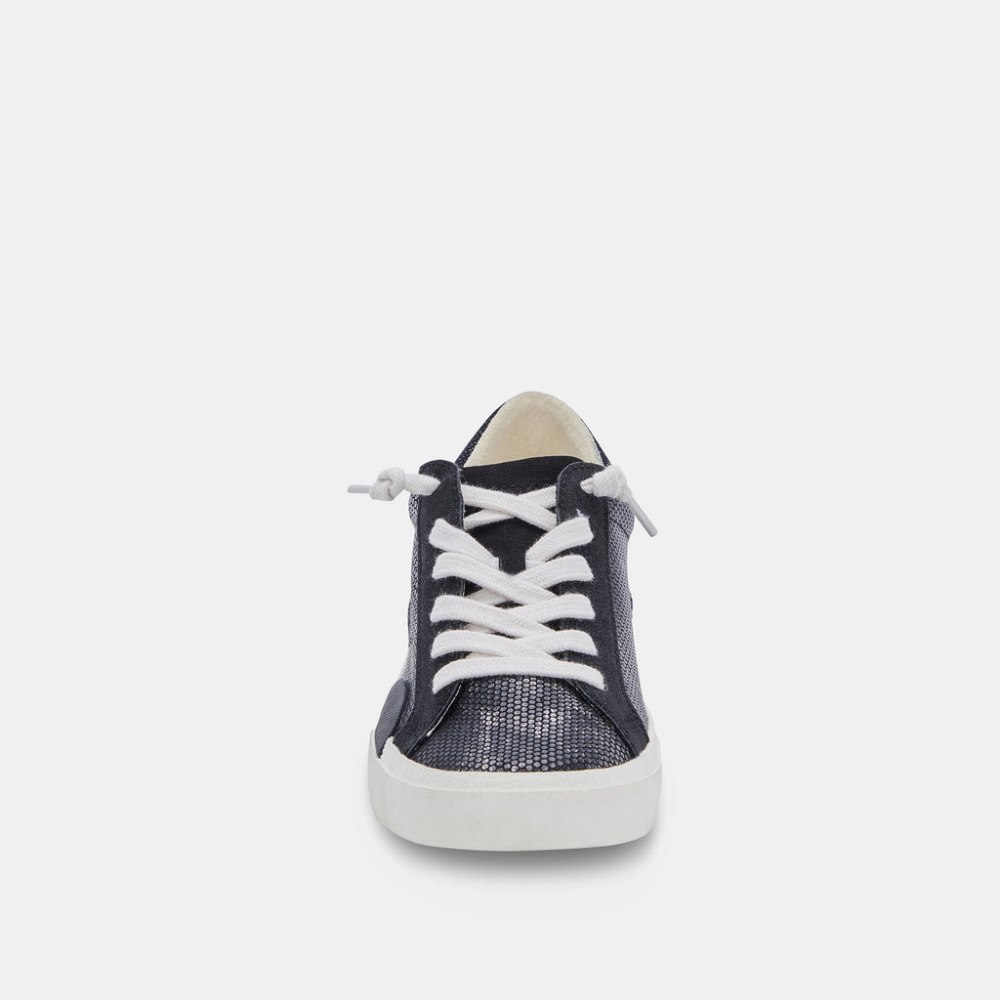 Dolce Vita Zina Sneakers Gunmetal Leather