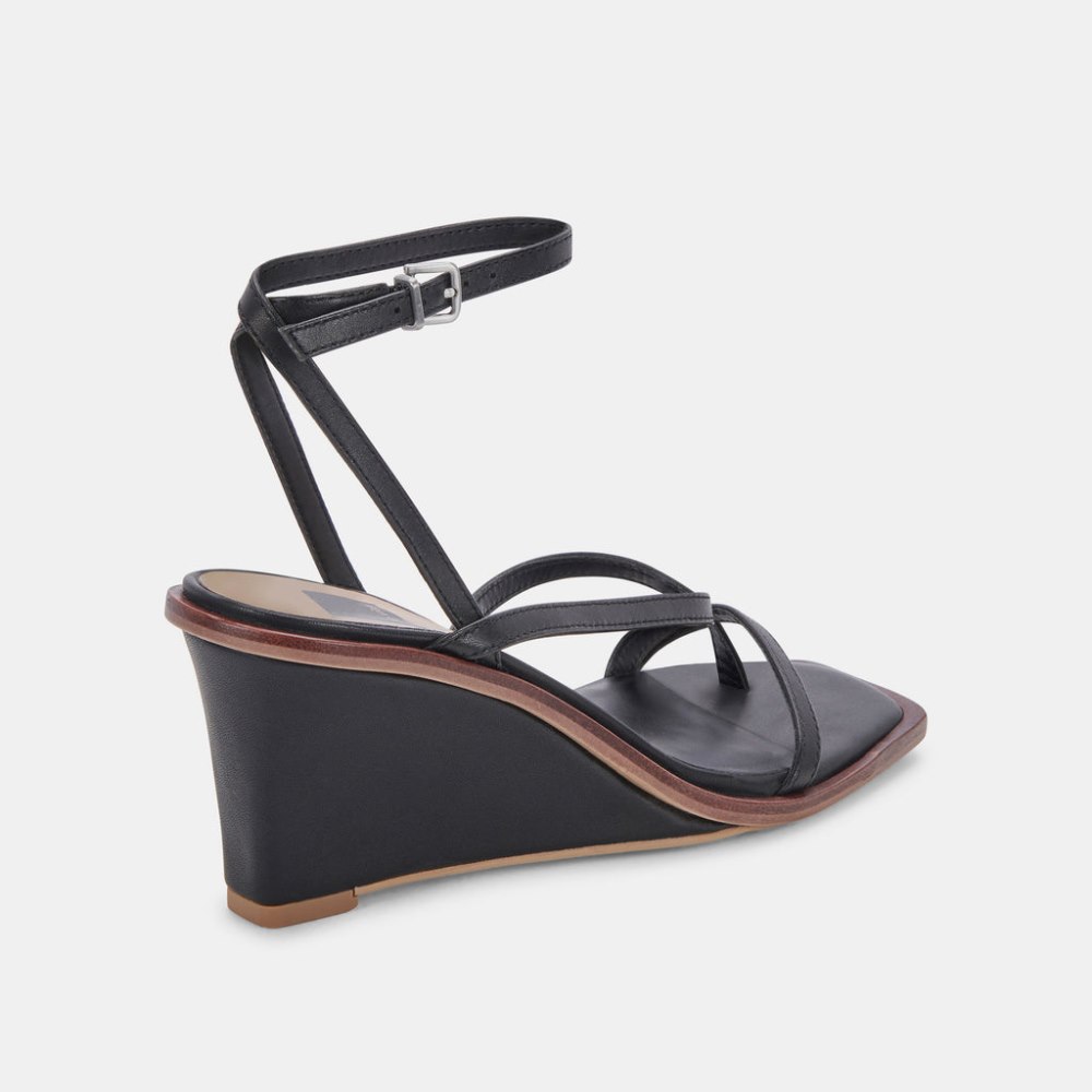 Dolce Vita Gemini Wedges Black Leather