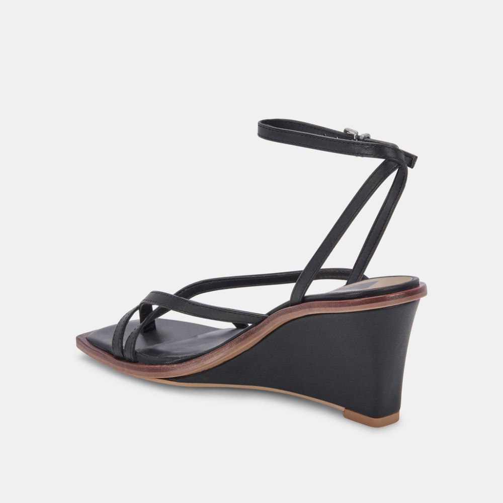 Dolce Vita Gemini Wedges Black Leather