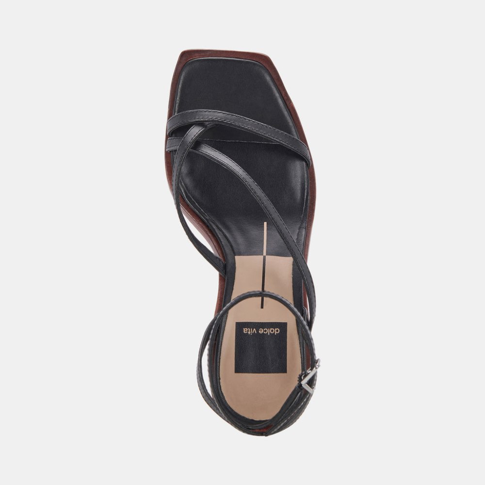 Dolce Vita Gemini Wedges Black Leather