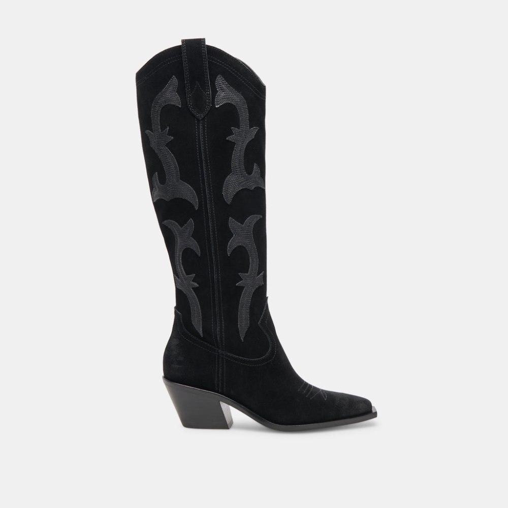 Dolce Vita Samare Boots Onyx Suede