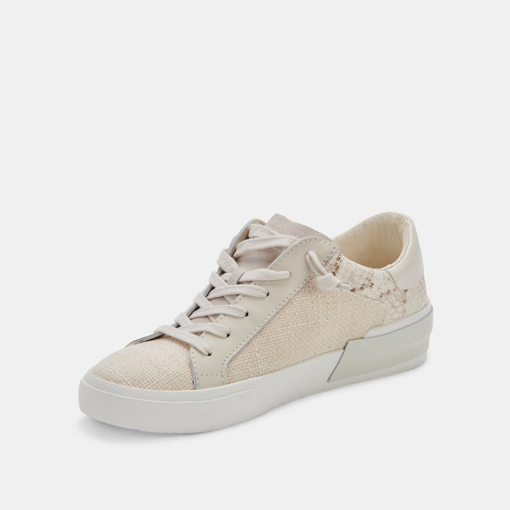 Dolce Vita Zina Sneakers Natural Linen