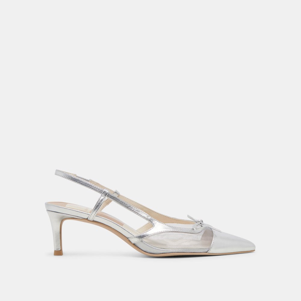 Dolce Vita Kandi Heels Silver Mesh