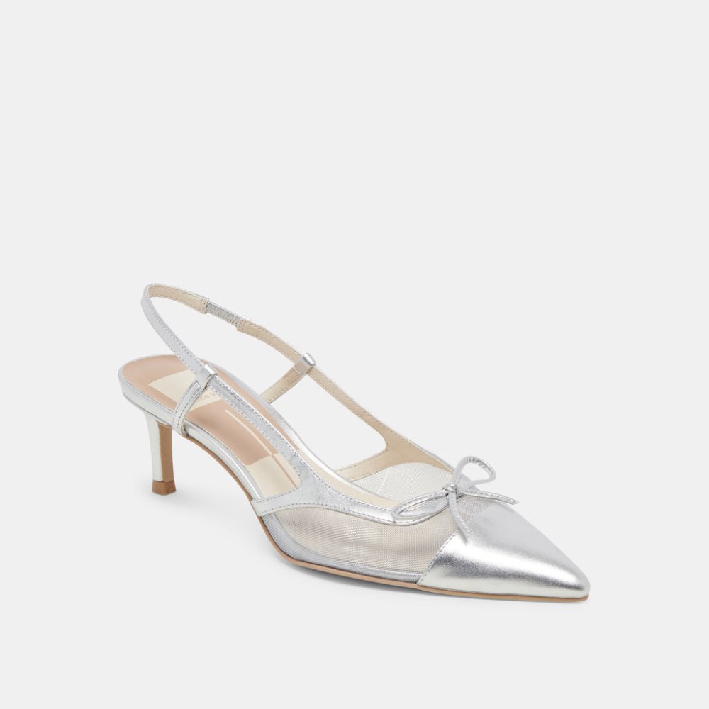 Dolce Vita Kandi Heels Silver Mesh