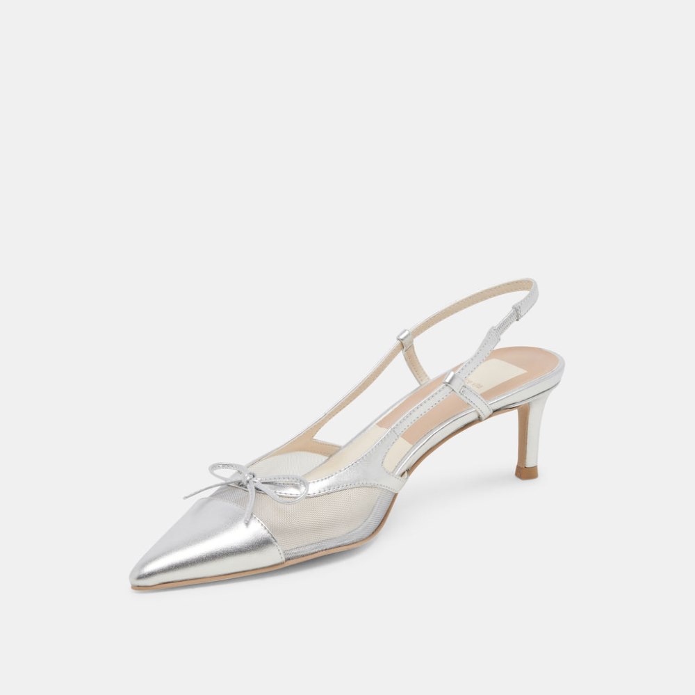 Dolce Vita Kandi Heels Silver Mesh