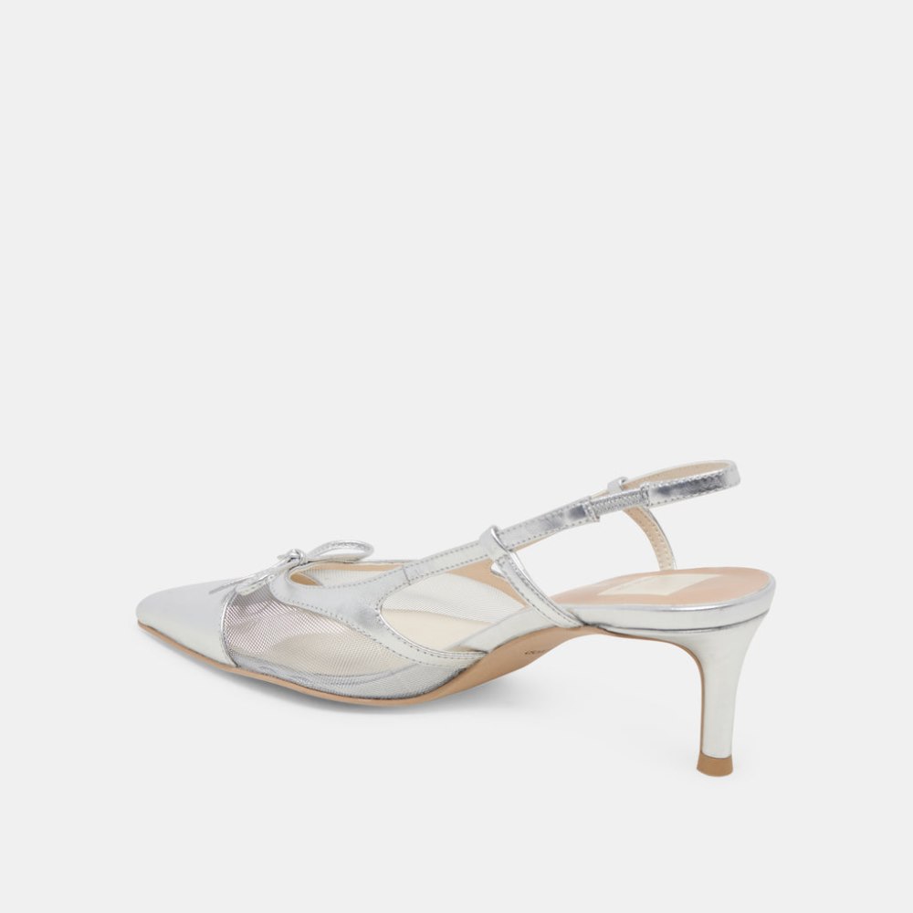 Dolce Vita Kandi Heels Silver Mesh