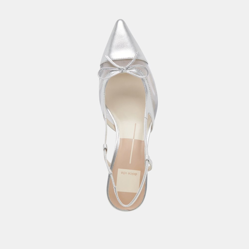 Dolce Vita Kandi Heels Silver Mesh