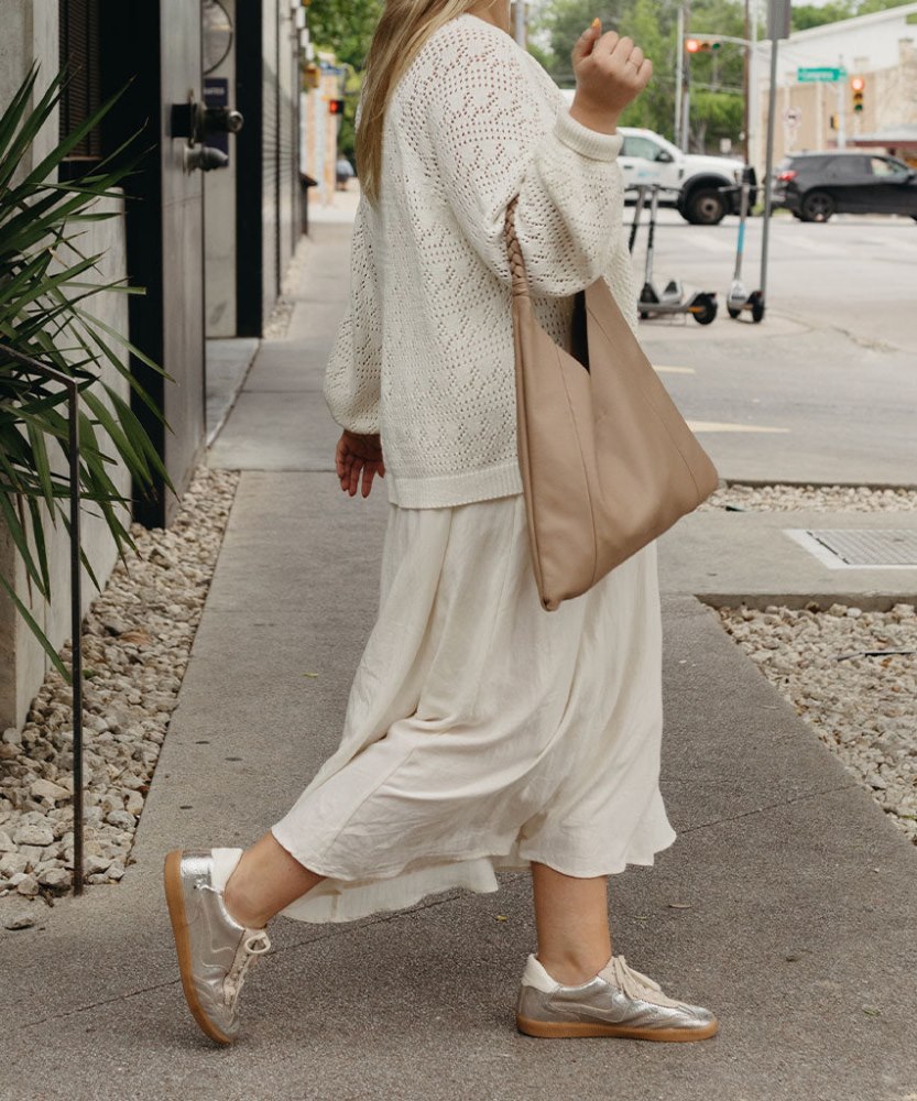 Dolce Vita Notice Sneakers Silver Distressed Leather