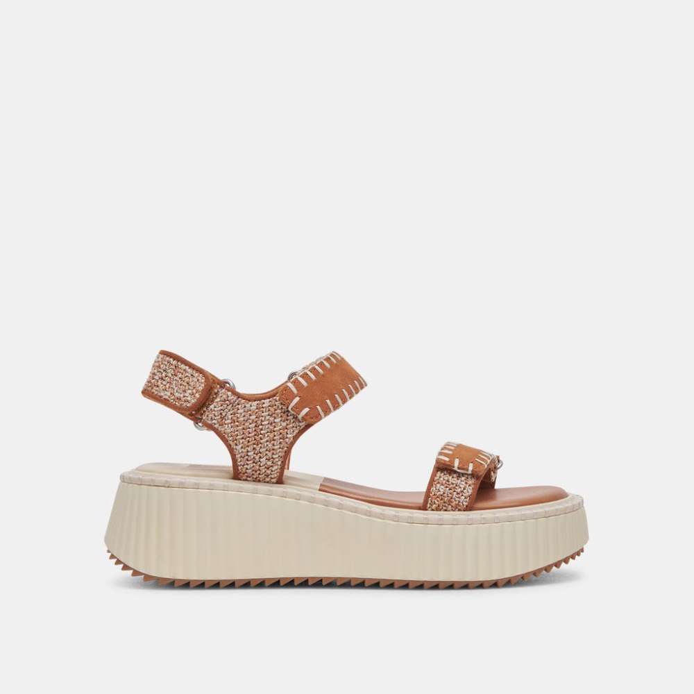 Dolce Vita Debra Sandals Tan Multi Nubuck
