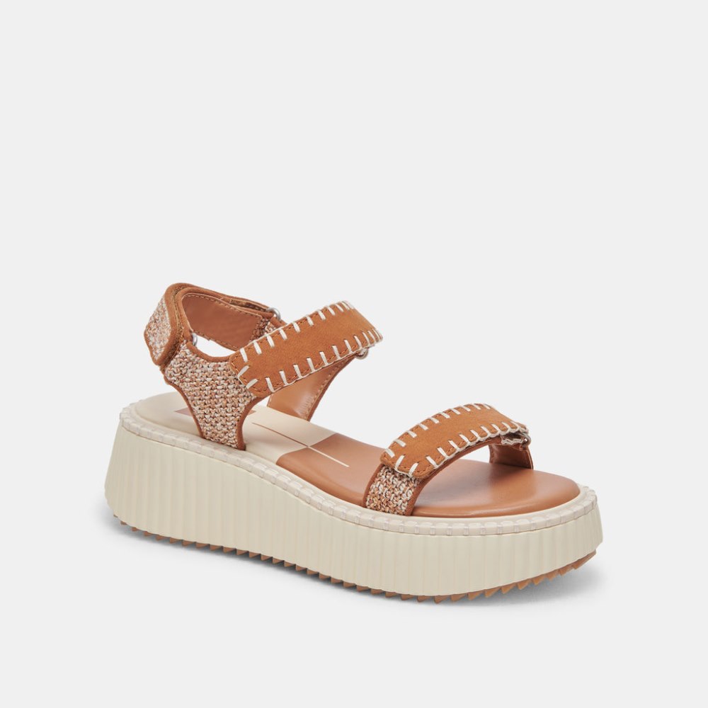 Dolce Vita Debra Sandals Tan Multi Nubuck