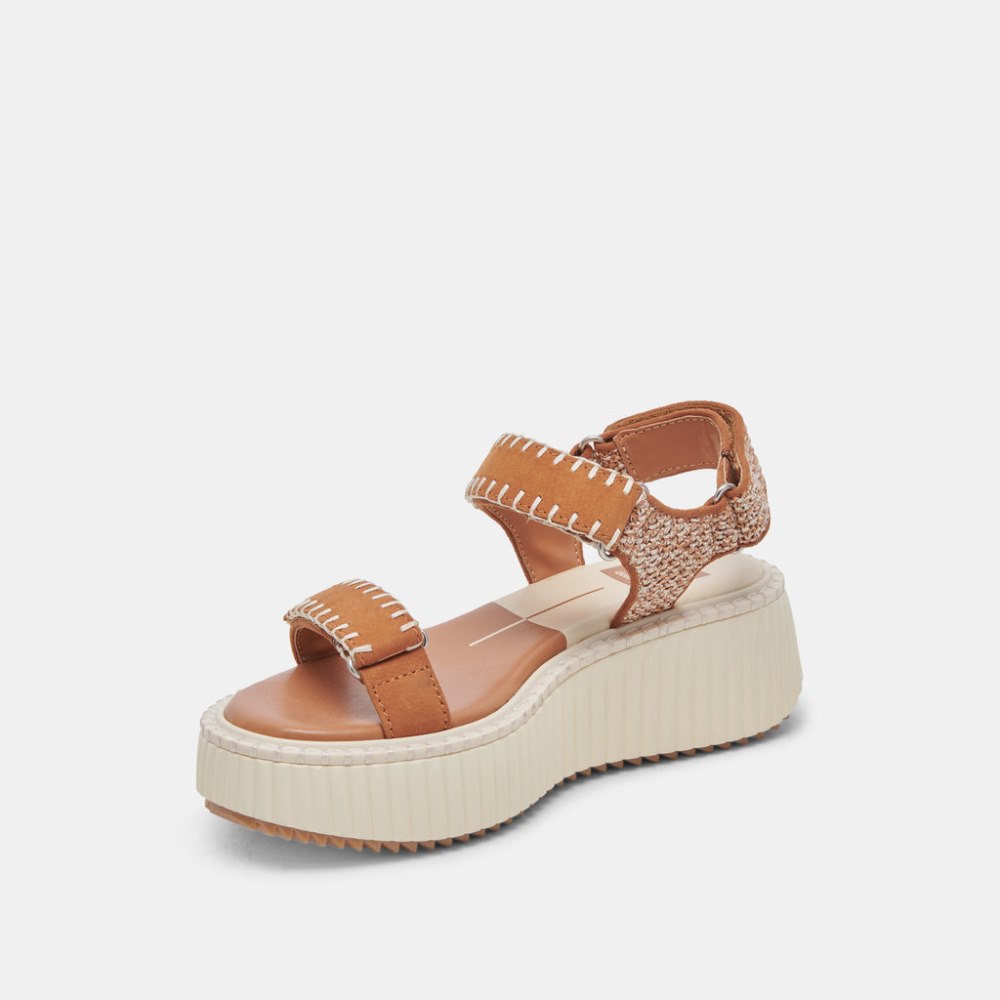 Dolce Vita Debra Sandals Tan Multi Nubuck