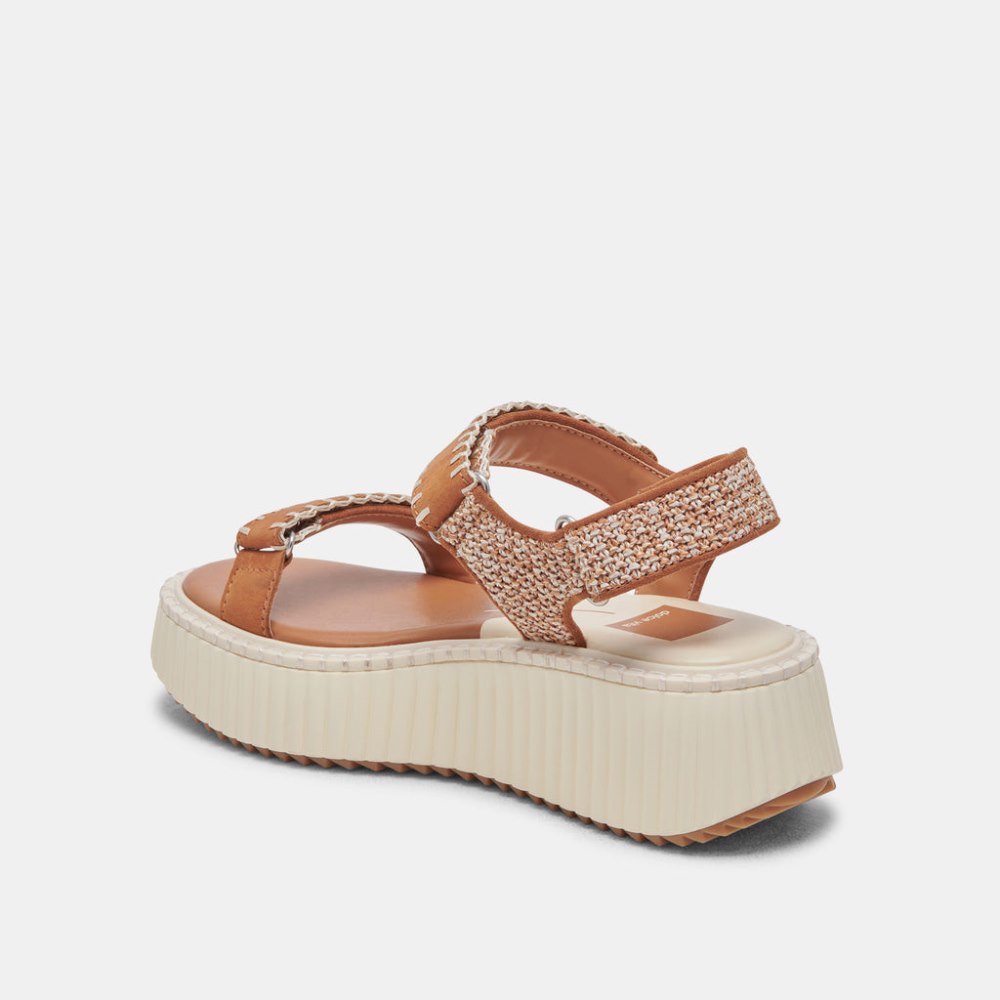 Dolce Vita Debra Sandals Tan Multi Nubuck