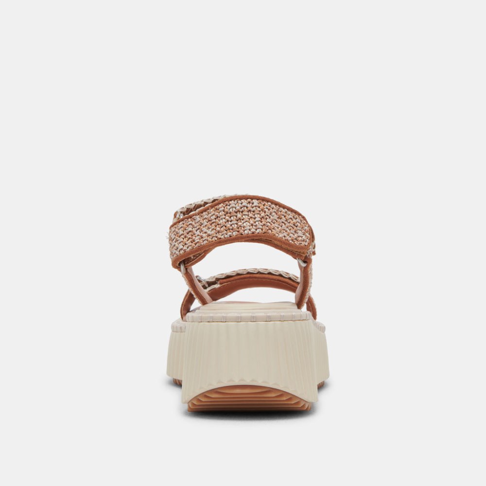 Dolce Vita Debra Sandals Tan Multi Nubuck