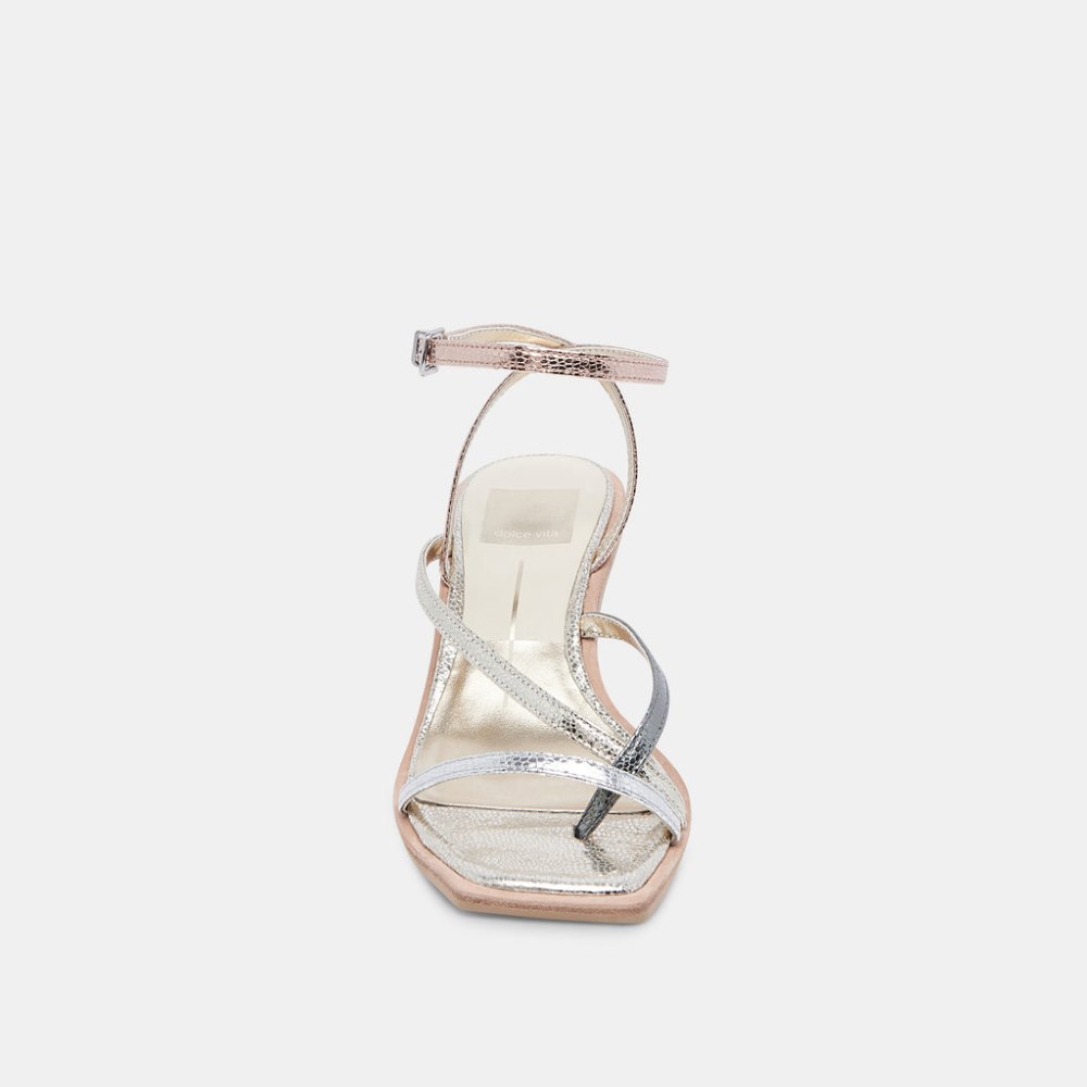 Dolce Vita Gemini Wedges Metallic Multi Crackled Stella