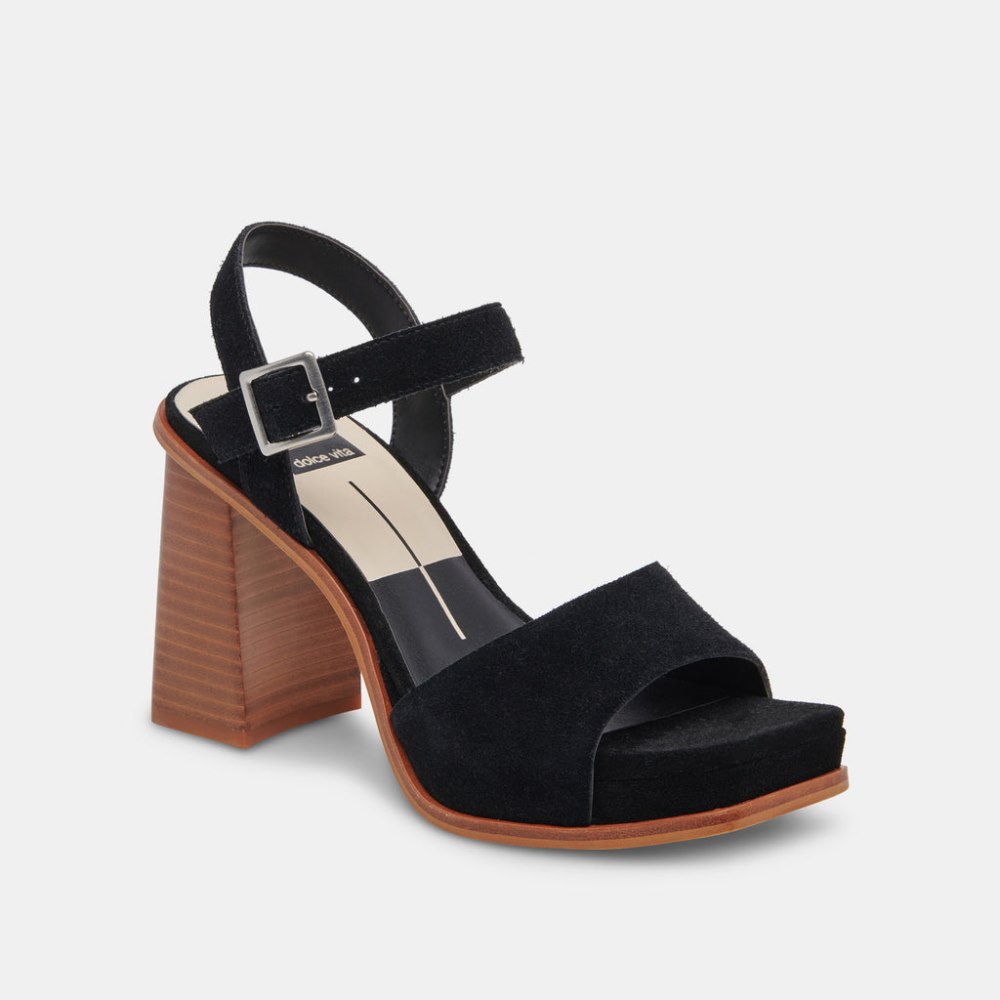 Dolce Vita Aubrey Heels Black Suede
