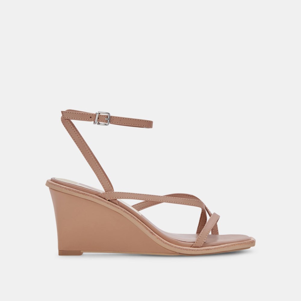 Dolce Vita Gemini Wedges Cafe Leather