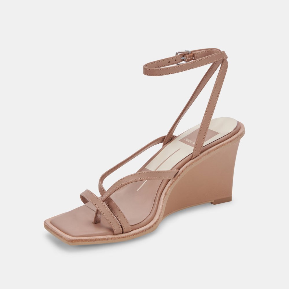 Dolce Vita Gemini Wedges Cafe Leather