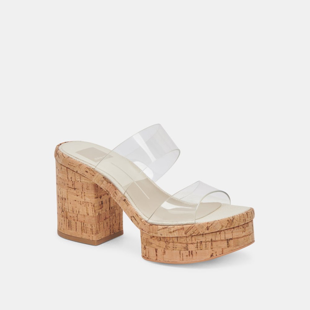 Dolce Vita Latoya Heels Crystal Vinyl
