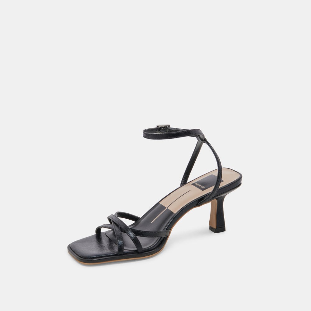 Dolce Vita Manji Heels Midnight Patent Leather