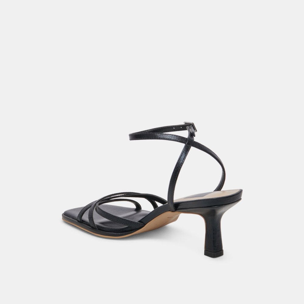 Dolce Vita Manji Heels Midnight Patent Leather