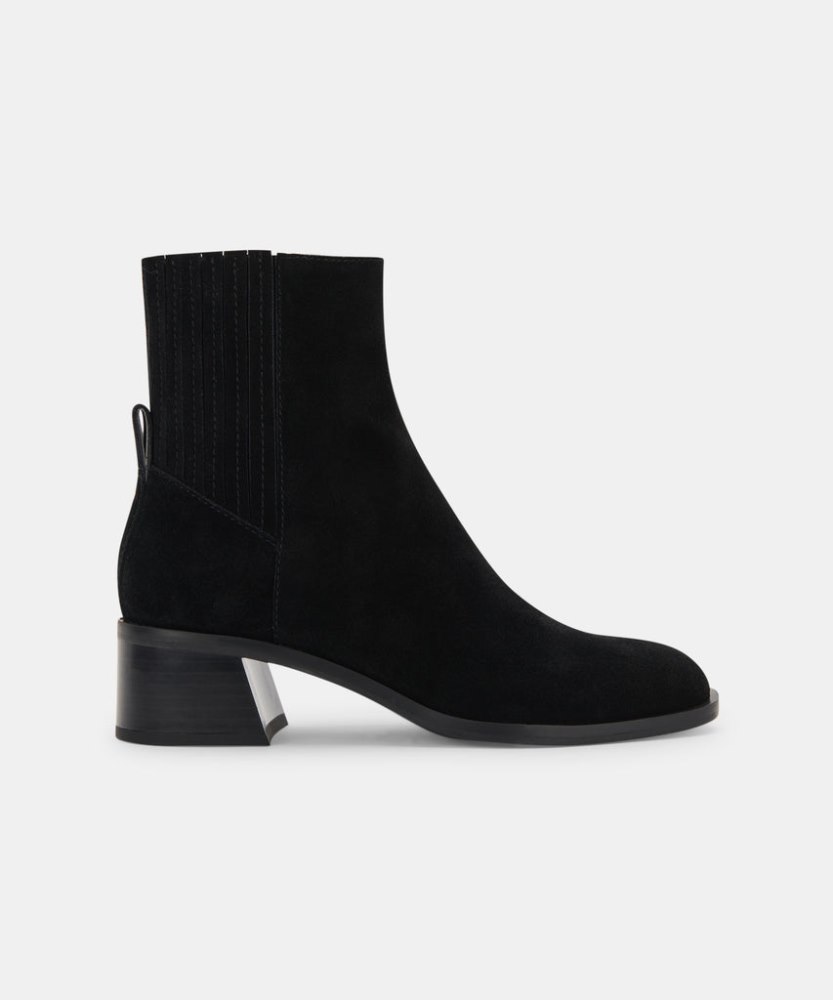 Dolce Vita Layton Booties Black Suede