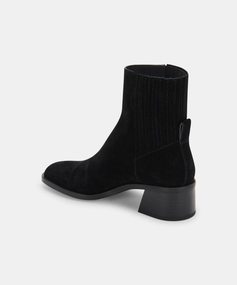 Dolce Vita Layton Booties Black Suede