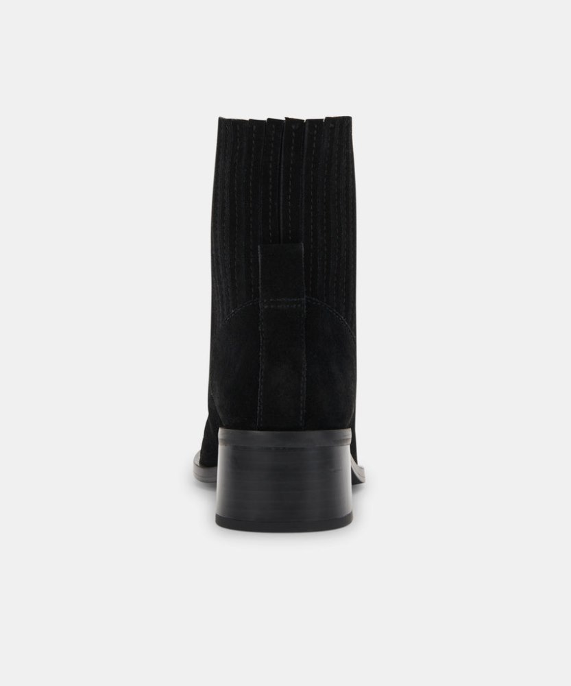 Dolce Vita Layton Booties Black Suede