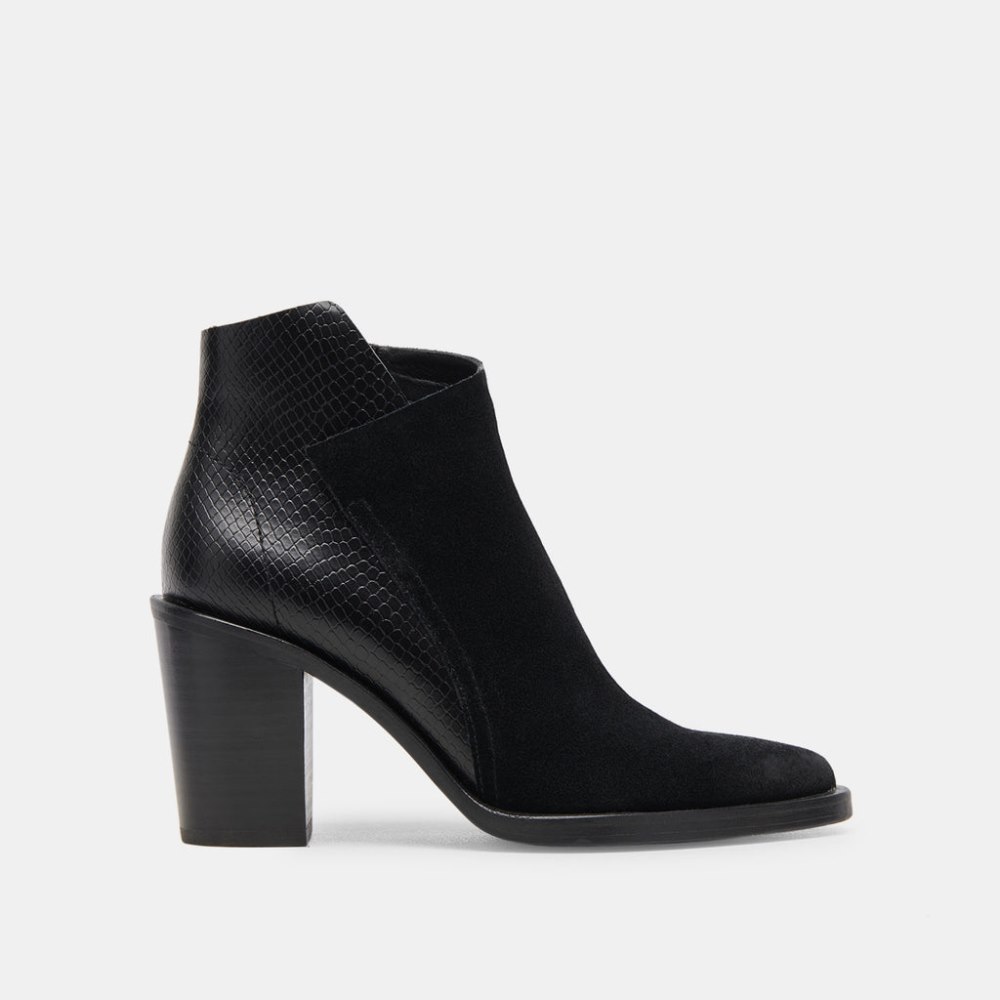 Dolce Vita Deena Booties Black Multi Suede